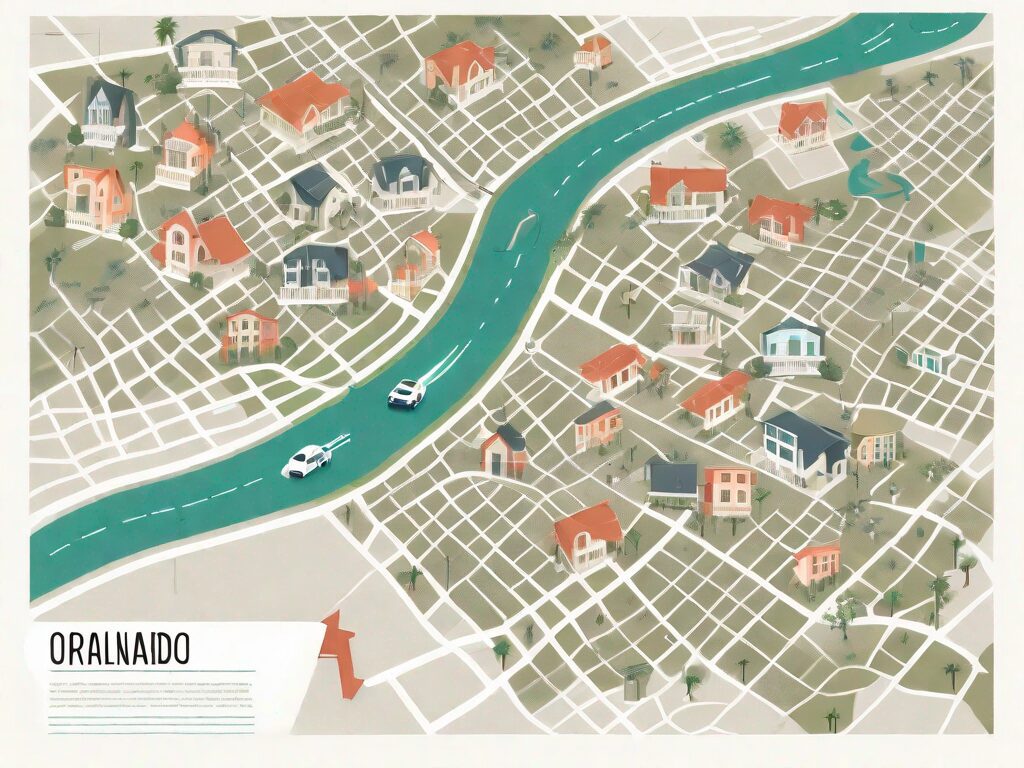 A map of orlando
