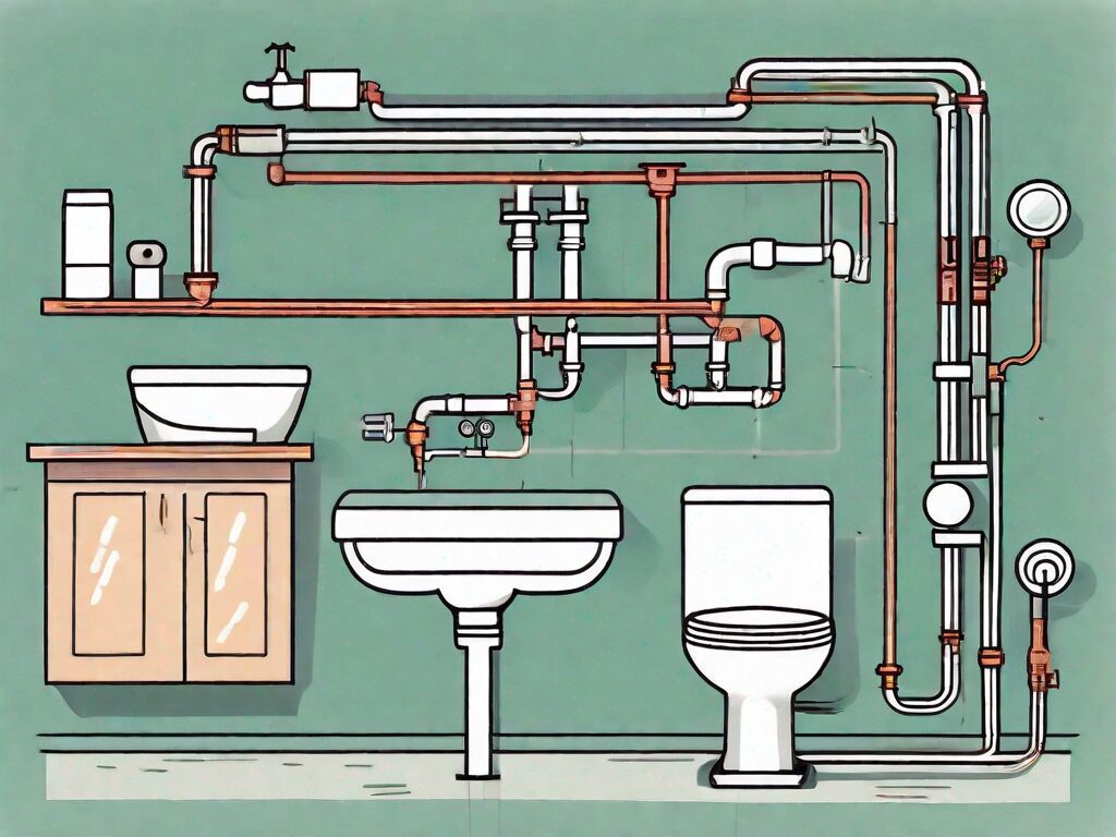 A well-maintained plumbing system in a house