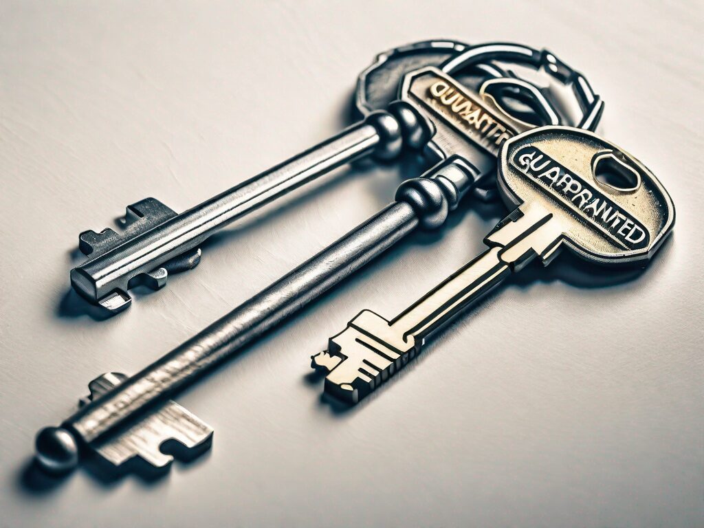 Two distinctly different keys